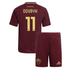 AS Roma Artem Dovbyk #11 Heimtrikot 2024-25 Kurzarm (+ kurze hosen)